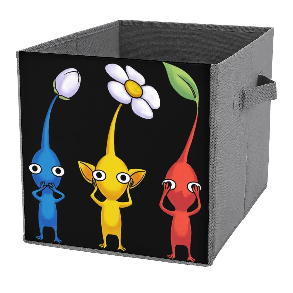 

Folding Storage Box Three Wise Pikmin For Sale Storage Bins Large Capacity Stored Toys Durable Graphic Convenient Travel Storage