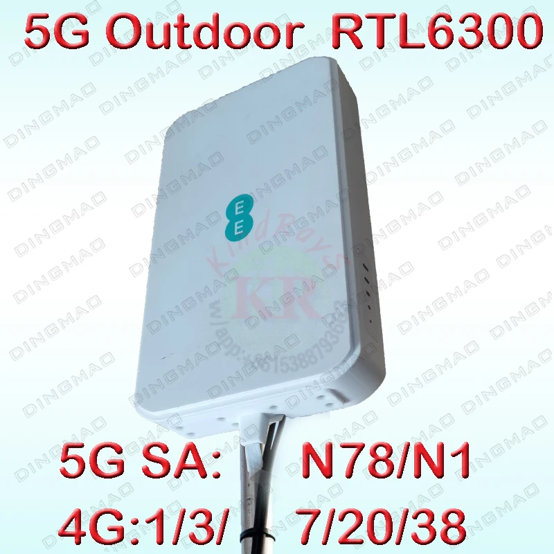 Yaxu 5G Rtl6300 NR ODU Outdoor CPE Win H312 Outdoor 5G SA Router IP67 Waterproof