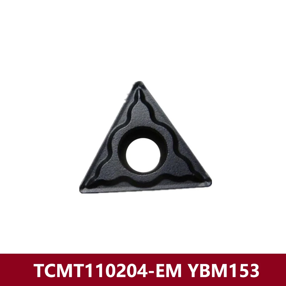 Original TCMT110204-EM YBM153 Blade TCMT110204 TCMT 110204 EM CNC Lathe Tools TCMT1102 TCMT2(1.5)1-EM Machine Turning Cutter