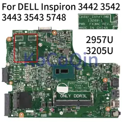 13269-1 For DELL Inspiron 15R 3442 3542 3443 3543 5748 Notebook Mainboard 07G1CD 0GJC23 0THVGR 0R0R20 0V28DP LLaptop Motherboard