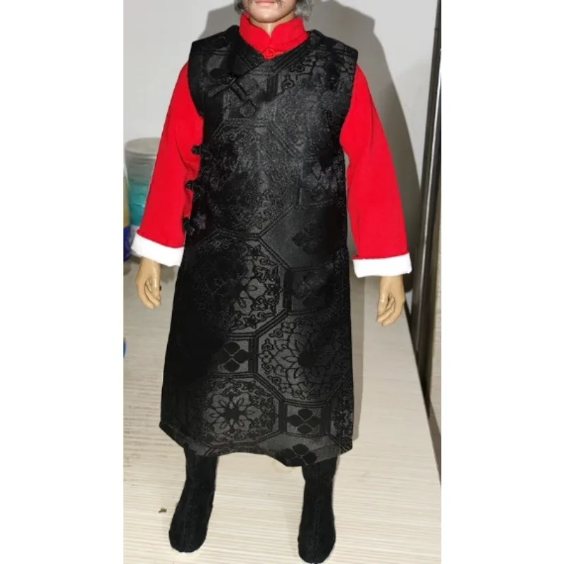 

1/6 Scale Chinese Wing Chun Gown TaiChi Costume Male Doll Clothes for 12" WorldBox AT020 303toys Haoyutoys Action Figures Body