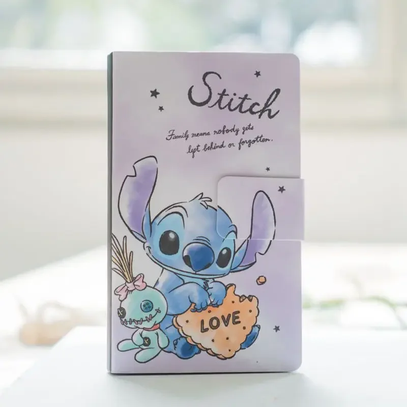 Disney Stitch Cartoon mini notebook Portable Travelers Journals carry around carry Notepad Planner memorandum School Supplies