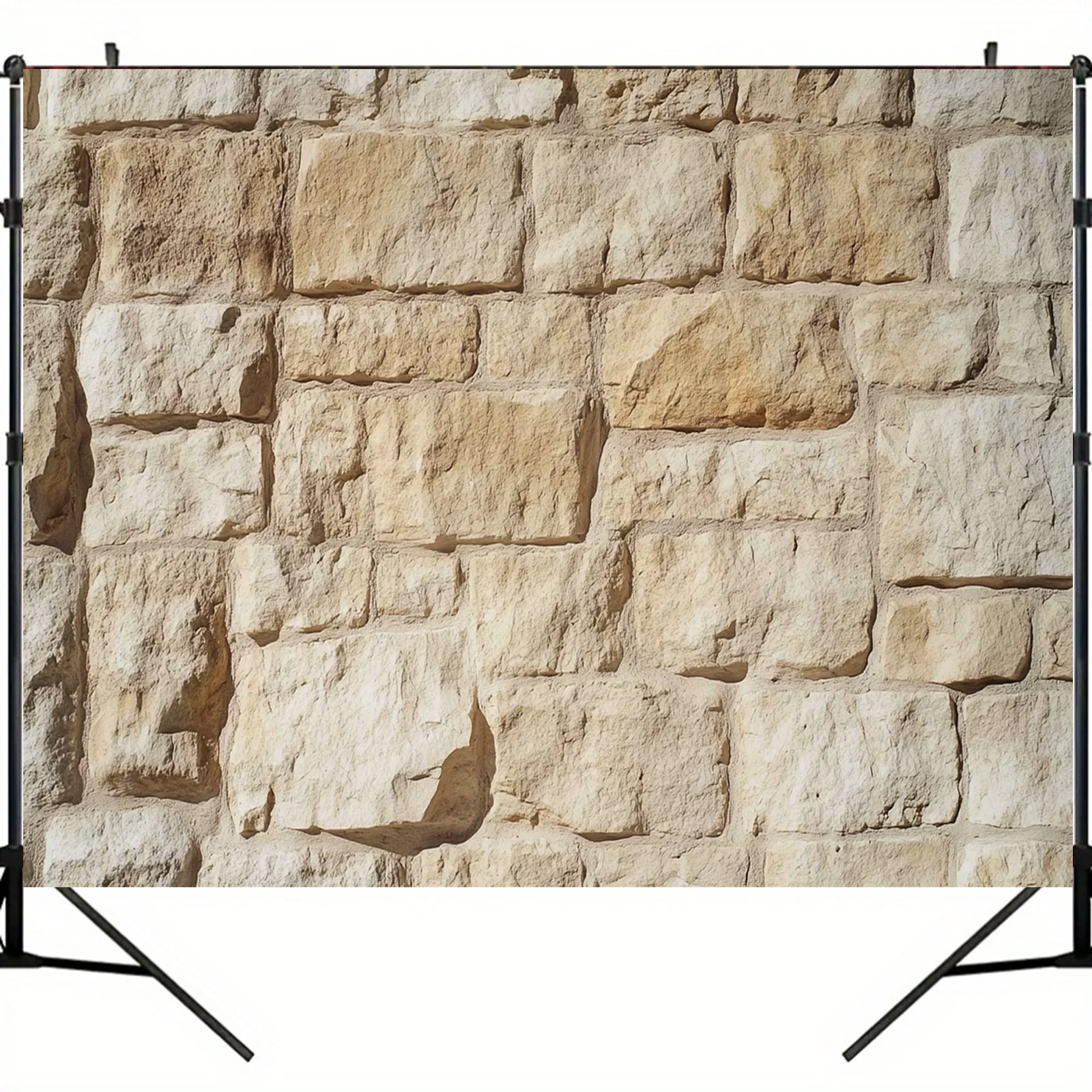 خلفية جدارية من الطوب والحجر مصنوعة من مادة البوليستر، مناسبة للتصوير الفوتوغرافي تحت عنوان قلعة القرون الوسطى #4