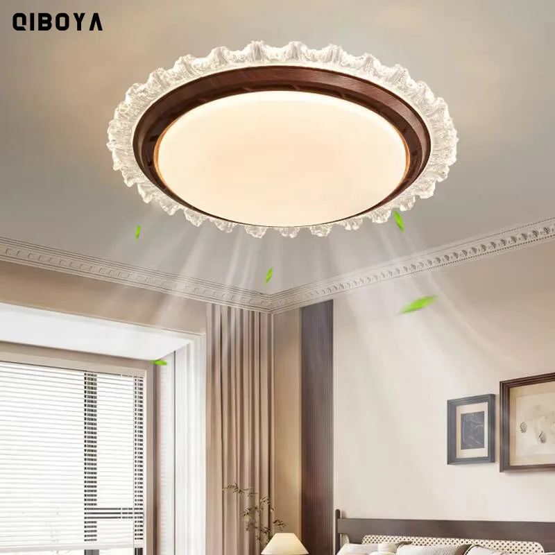 Modern Leafless Fan LED Ceiling Light Minimalist High-end Dining Room Living Room Study Lamp Innovative Indoor Lighting Lamps
