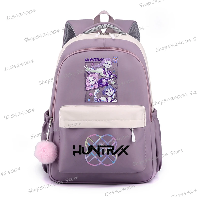 

Cute KPop Demon Hunters School Backpack Teen Girls College Bag Large Capacity Laptop Mochilas KPop Demon Hunters Schoolbags