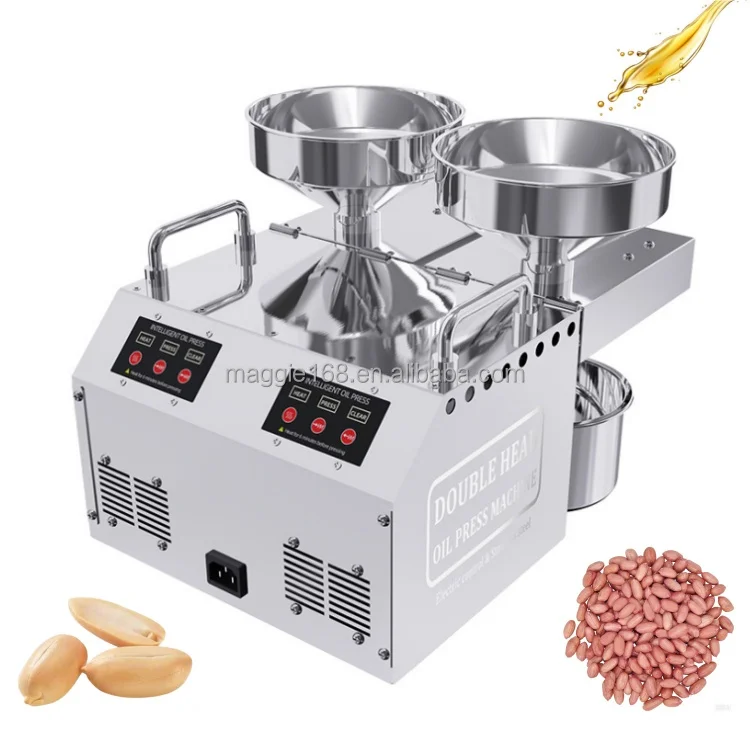 

Stainless Steel Home Mini Homemade Peanut Sesame Cooking Oil Pressers 220v/ 110v 1000w Squeezing Mini Pressing Machine