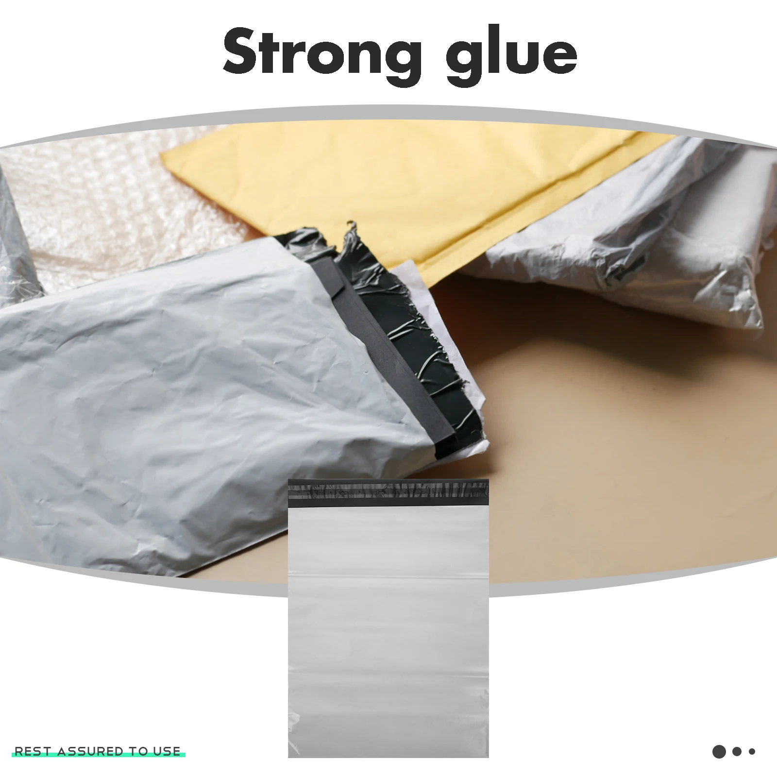 

Mailers Shipping Bags Self Adhesive Strong Glue Bright Color Package For Parcels Clothing Supplies Waterproof