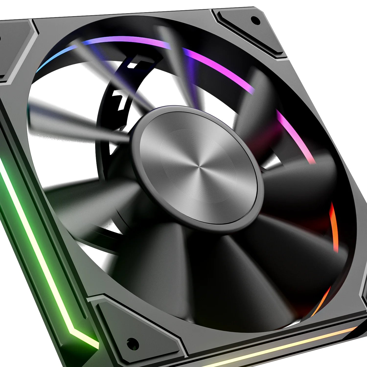 Power Train X-GAMERX A12 ARGB CPU Case Fan 120mm 5V 3PIN Motherboard Lighting Sync 4PIN PWM 800-1800RPM 71.66CFM Case Cooler Fan