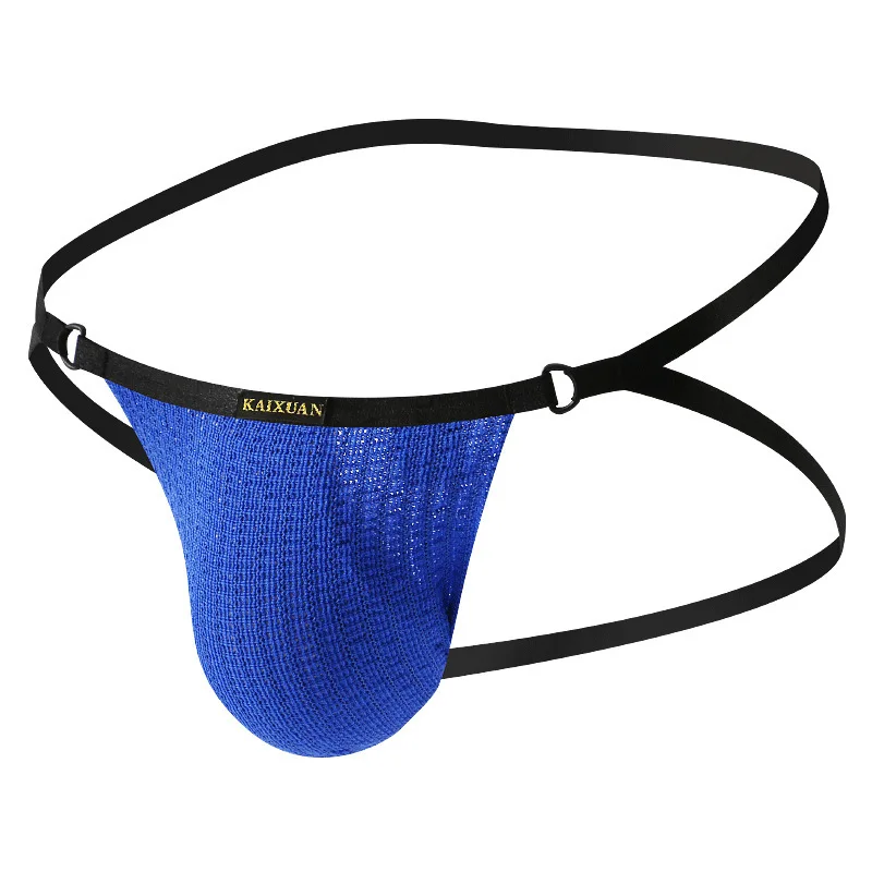 Jockstrap taille basse avec bretelles fines pour hommes, sous-vêtements genci, tongs drôles, culottes bikini pour garçons, zones me plus riches comme zones bre