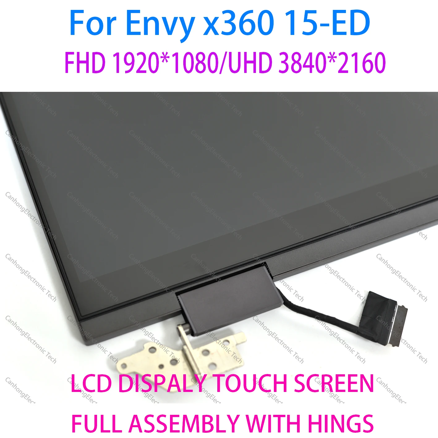 15,6'' LCD UHD Display Touchscreen Ersatzbaugruppe für HP ENVY x360 15-ED 15-ed0000nx 15-ed0001nz L93184-001