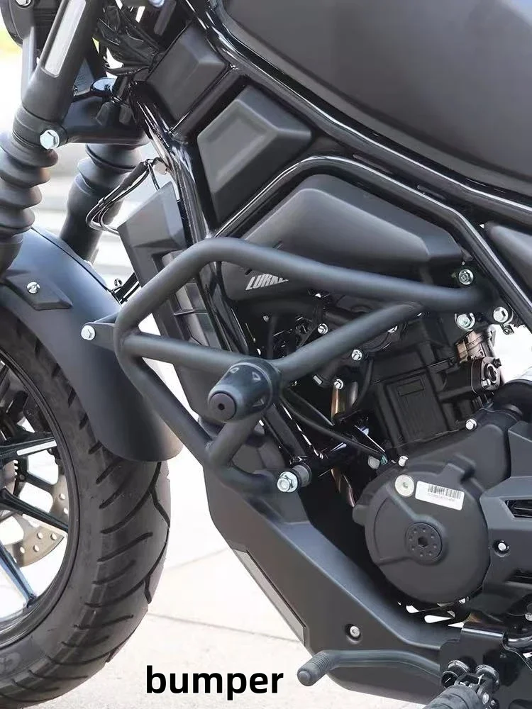 FOR ZONTES 125C Modified Bumper Guards and Anti-Fall ZT125C Folding Backrest, Lumbar Support, Rear Rack, and Side Bag