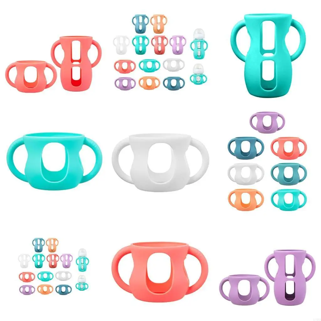 

Shockproof Bottle Sleeve Silicone Cover Flexible Bottle Holder Cover L8RB