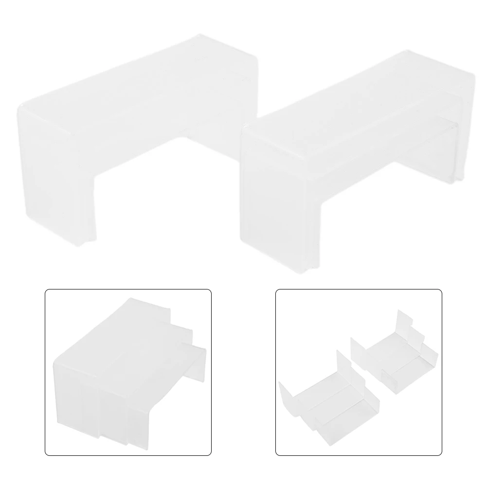 Shelf Display Stand Transparent Trophies 3 Tier Acrylic Crafts Display Stands Awards Collectibles Holder Rectangle Risers