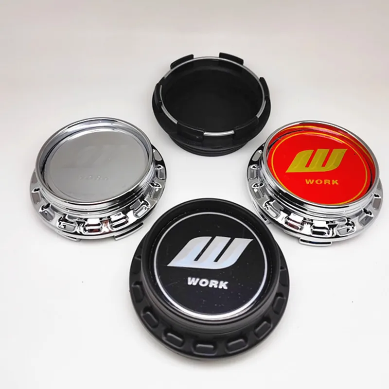 Wheel Center Cap Hub para Jantes de Carro, Dust Proof Hubcaps Cover, Emblema Badge, Trabalho, C-307-1, 655, LG1309-79, 67mm, 62mm, W, 4Pcs