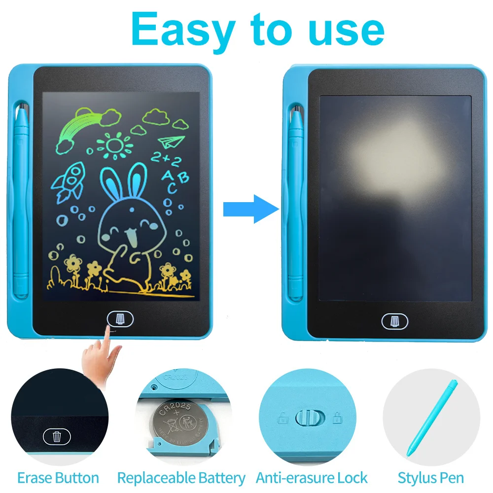 6.5Inch LCD Writing Tablet Drawing Tablet Educational Toys for Children Drawing Board Digital Graffiti Writing Boards ﻿