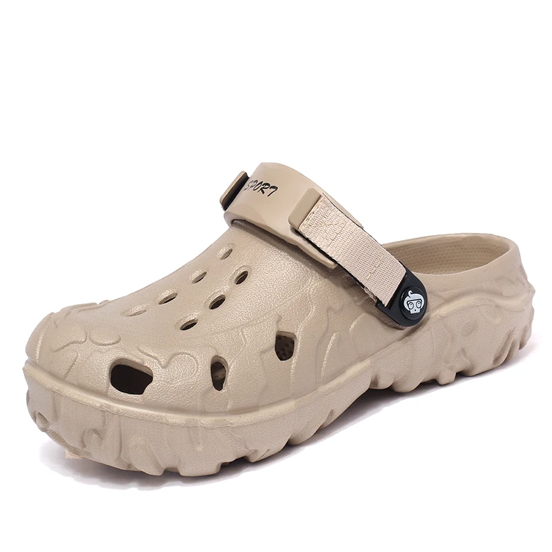 

Big Size 46 47 Men's Clogs Sandals Summer Man Home Garden Shoes Comfortable Men Slippers Non-Slip Soft Bottom Flip Flop Sandals