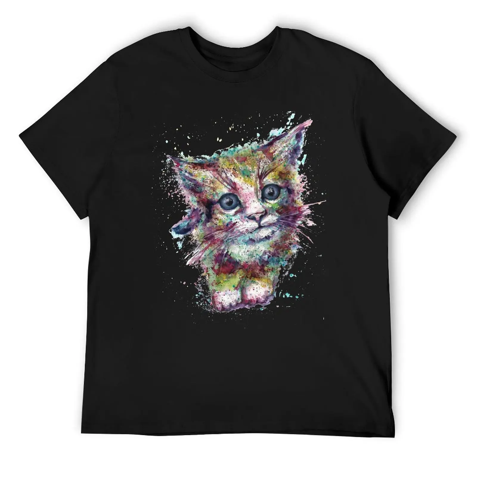 

Kitten cat T-Shirt boys animal print Funny t-shirts boys whites mens t shirts