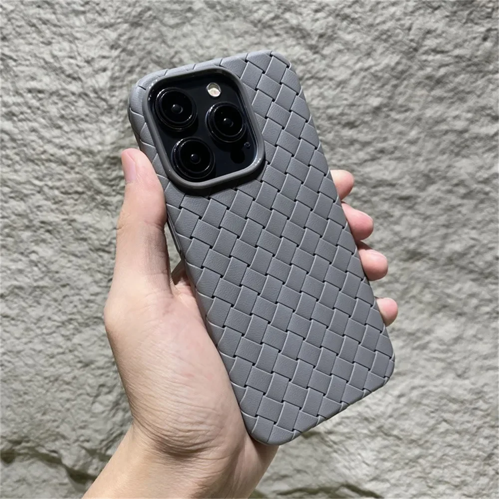 BV tejido disipación de calor funda de silicona suave a prueba de golpes para iPhone 15 14 13 12 11 Pro Max Plus Mini XR X XS 7 8 SE cubierta de parachoques