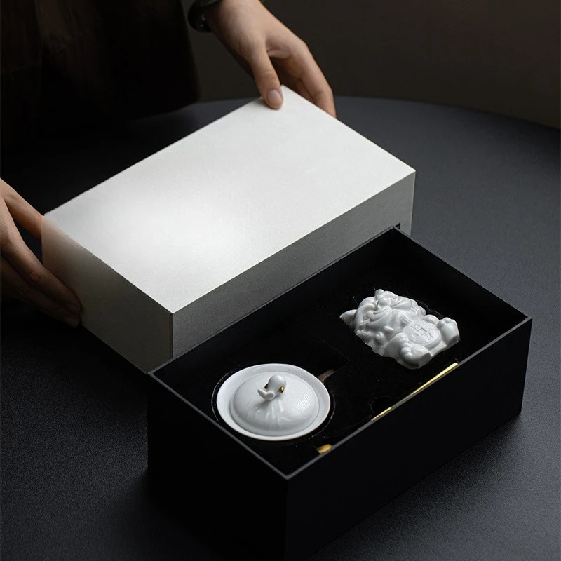 

Business tea cup set, home office tea separation tea cup