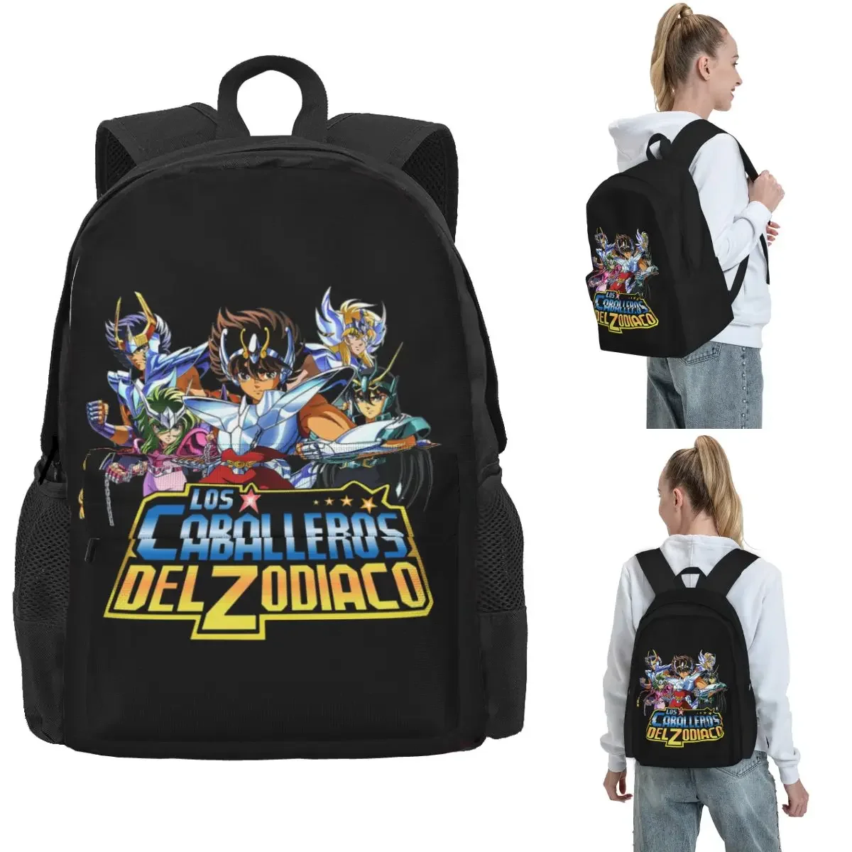 Knights Of The Zodiac Saint Seiya Backpack Hot Sale Daypack Large Capacity Kids BookBag School Bag Shoulder Bags for Men Women
