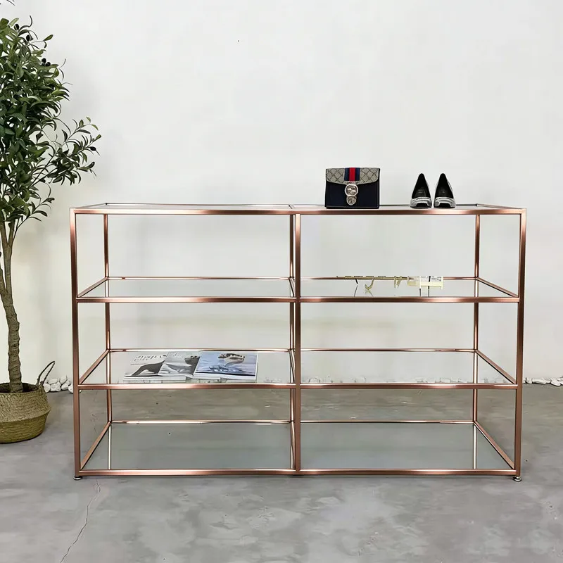 Clothing store Nakajima display table Stainless steel flower shop shopping mall shoe bag store decoration middle display water