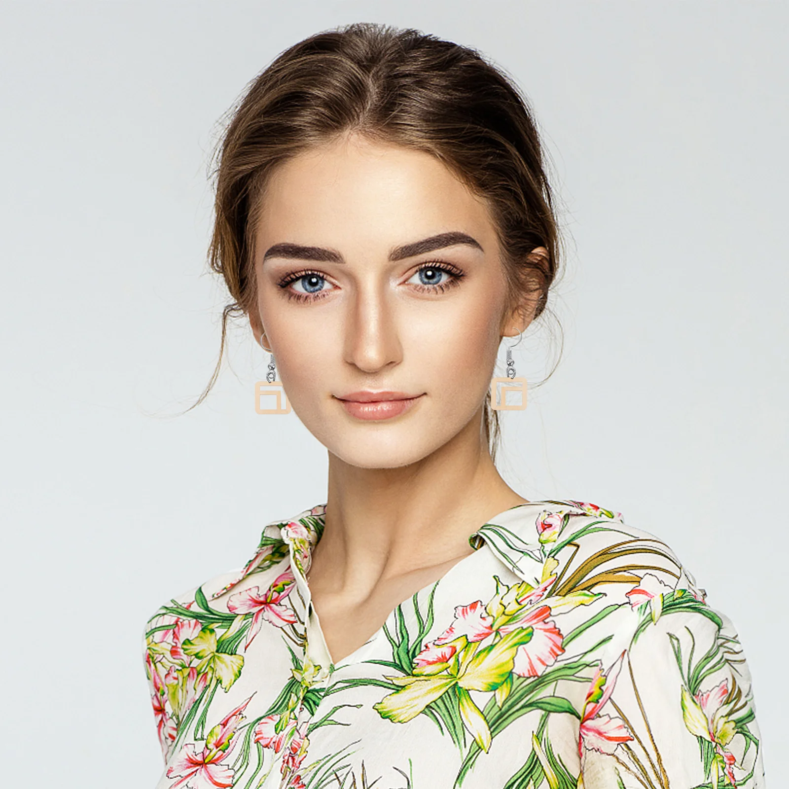 

36pcs Wooden Earring Pendants Natural Wood Charms For Diy Jewelry Making Craft Blank Dangle Earring Accessories