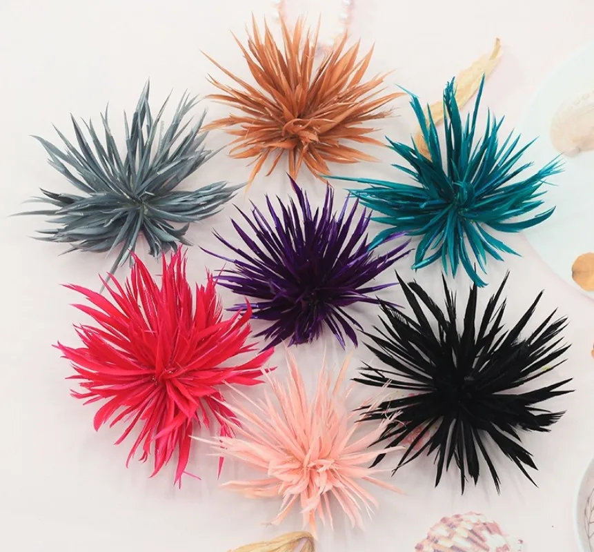 Neue Feder einseitig zerrissene Blumenbrosche Damenschmuck Accessoires Pin Modische und personalisierte Accessoires Corsage