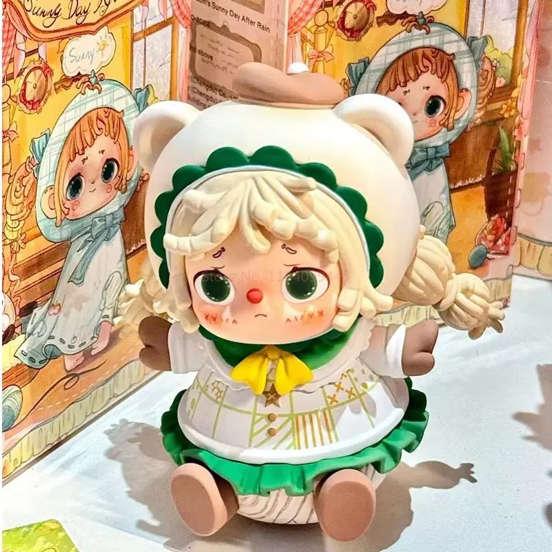 Heyone furfur verão casa chuvosa e ensolarada série caixa cega misteriosa surpresa figura acho saco modelo boneca brinquedos decoração presente