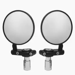 Universal Motorcycle Rear View Mirrors Round 7/8