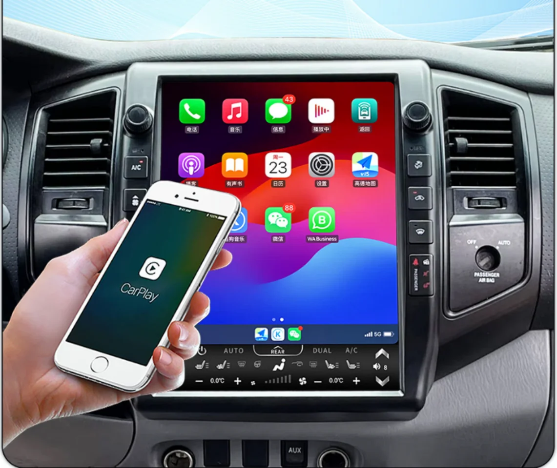 13 بوصة LCD راديو السيارة ل Toyta Tacoma 2005-2014 Carplay نظام تحديد المواقع والملاحة أندرويد السيارات شاشة تعمل باللمس شاشة عرض الوسائط المتعددة اللعب
