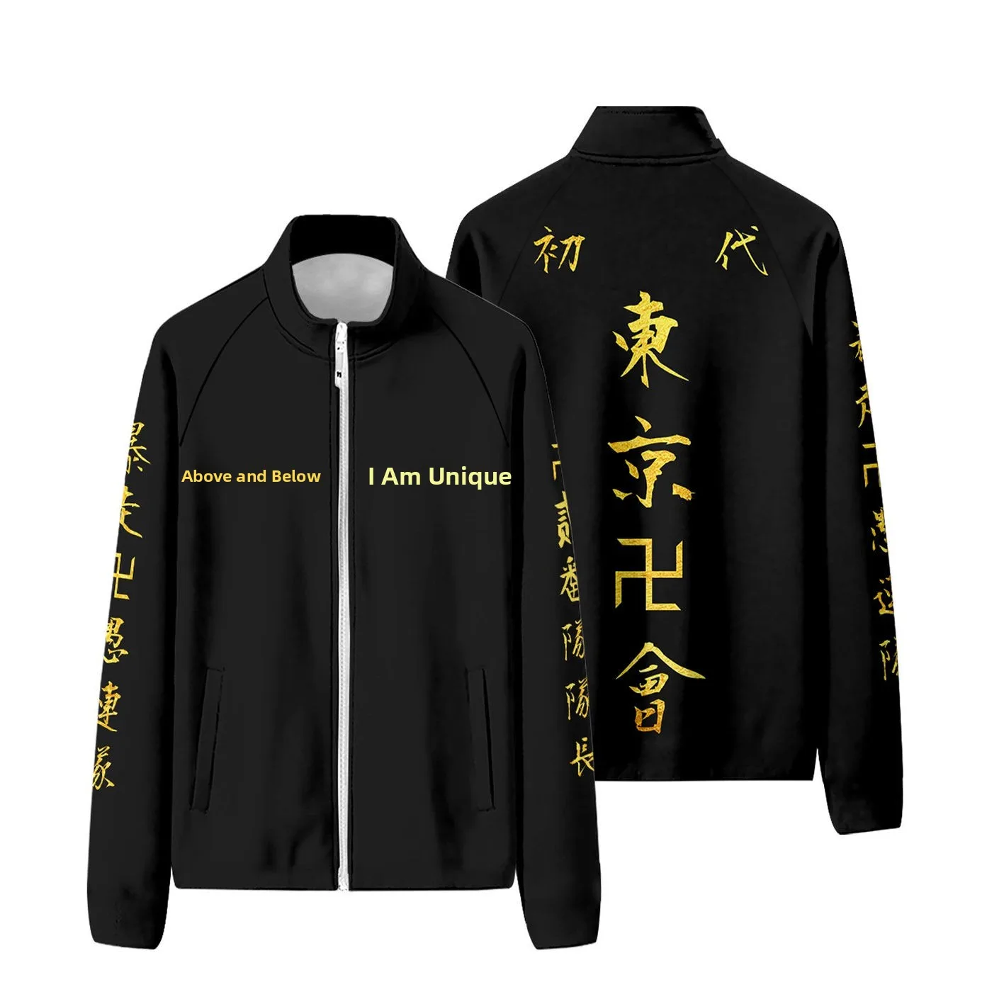 

Ветровка для косплея Tokyo Ar Jaet Long Sve Sports irt Stand Fit из полиэстера с 3D принтом, повседневная одежда для подростков