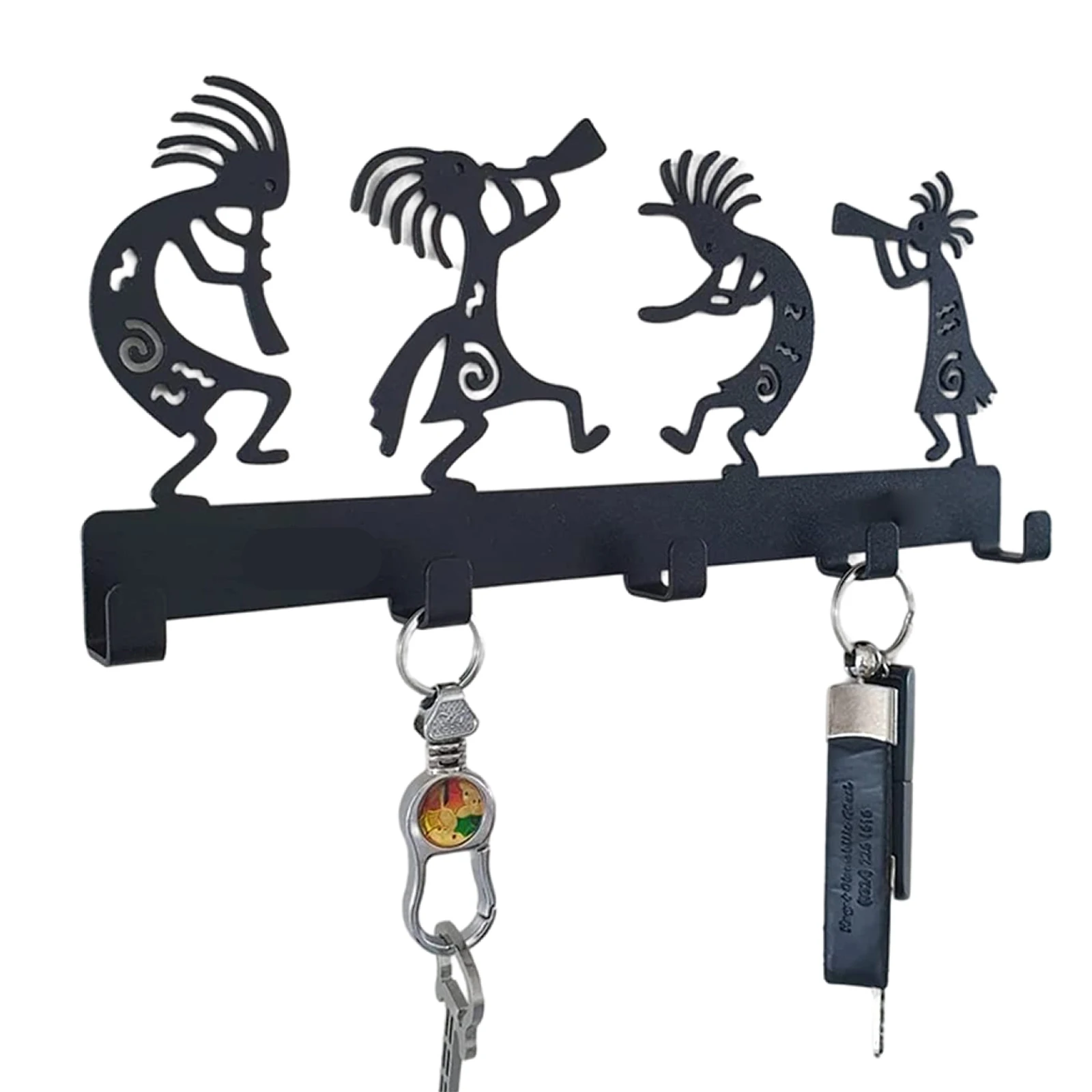 Symphony Orchestra Key Holder Self Adhesive Back Wall Key Hooks Door Back Hook Coat Rack