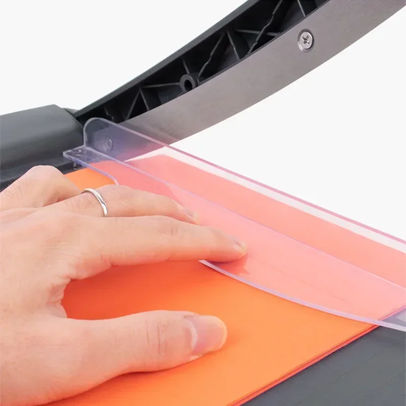 Steel Blade Paper Cutter Suitable for Multiple Materials Office/Home 12 Inch A4 Portable Guillotine Knife Manganese