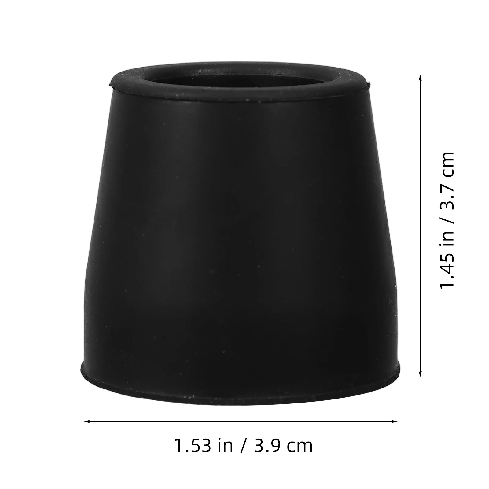 Embouts de marcheurs en caoutchouc antidérapants, 4 pièces, accessoires de canne de marche, protecteurs de sol, capuchons de pieds de chaise, pieds de Table et de meubles