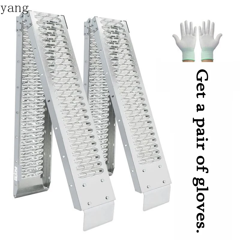 CX Truck Transport Loading and Unloading Trailer Rack Step Ramp Boarding Extended Ramp Climbing Ladder Folding Ramp