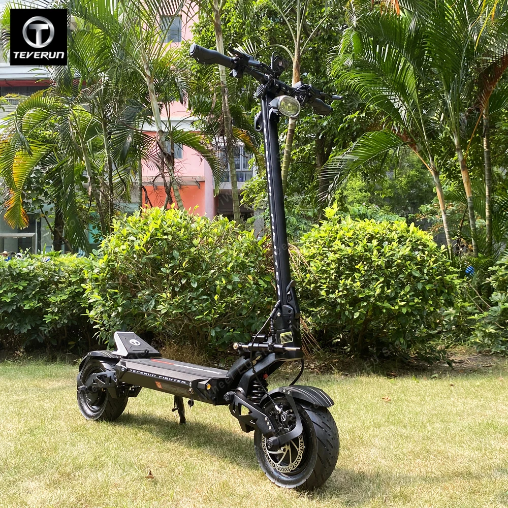 Blade Teverun FIGHTER ELEVEN+ 60V 35Ah Dual Motor Max 5000W Top Speed 85km/h TFT Display 11inch Adjustable Suspension Scooter