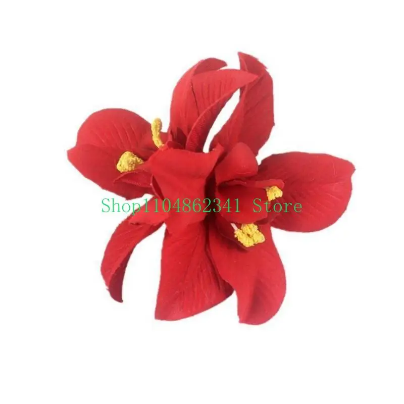 5ASD شعر زهرة كبيرة باريتات الشعر مقطع نساء نساء تسريحة الشعر ديكورات الشعر