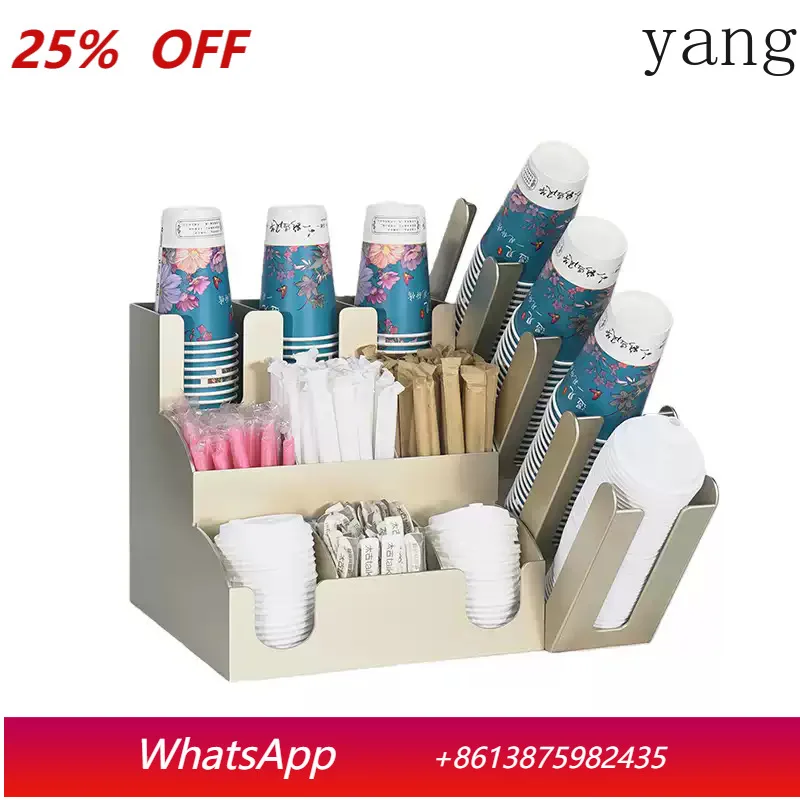 

LH paper cup holder bar storage acrylic paper towel straw box storage