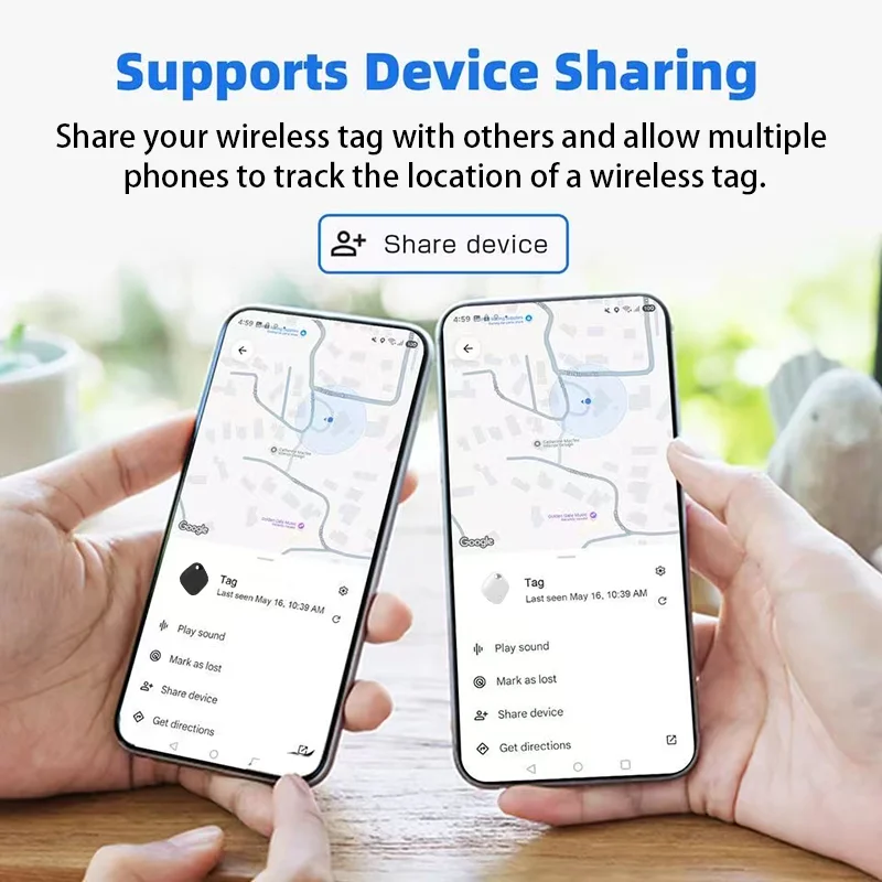 علامة أندرويد لتتبع نظام تحديد المواقع RSH لـ XIAOMI Samsung Moto تعمل مع كاميرا Google Find لتأجير السيارات وتحديد موقع نطاق التنبيه والتذكير