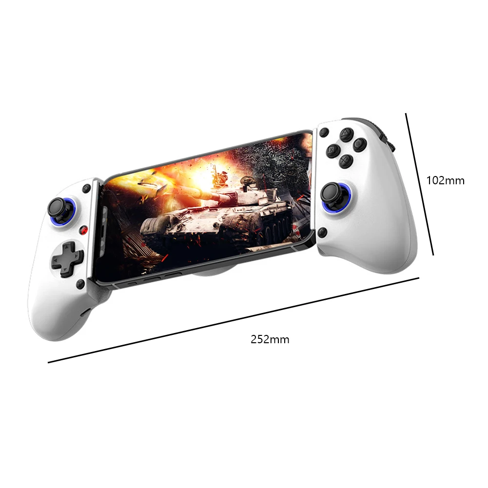 Handy-Stretching-Gamecontroller, kabelloser BT-Mobil-Gaming-Controller, mobiler Game-Controller für Switch/Android/iOS/PC