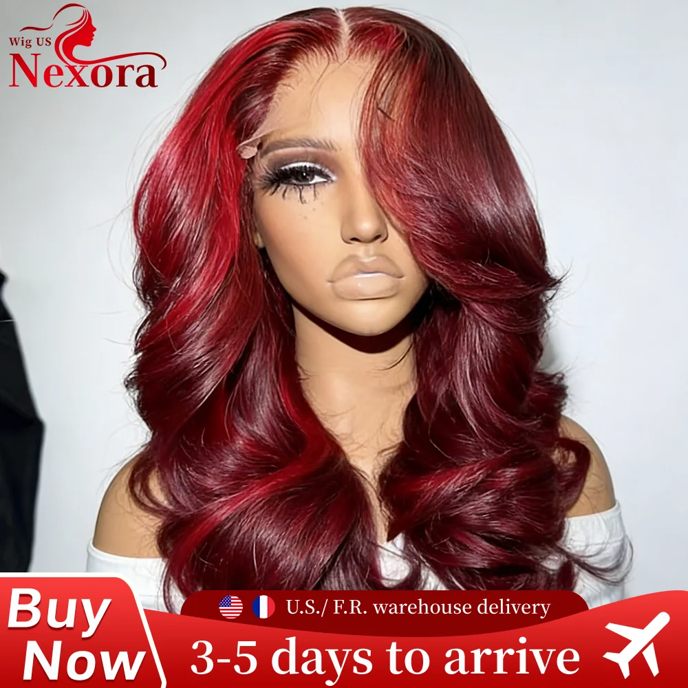 

Объемная волна 99J Бордовые парики из натуральных волос 13x4 13x6 Hd Кружевные фронтальные парики 30 дюймов 220% Плотность Бразильские свободные объемные волны Предварительно выщипанные