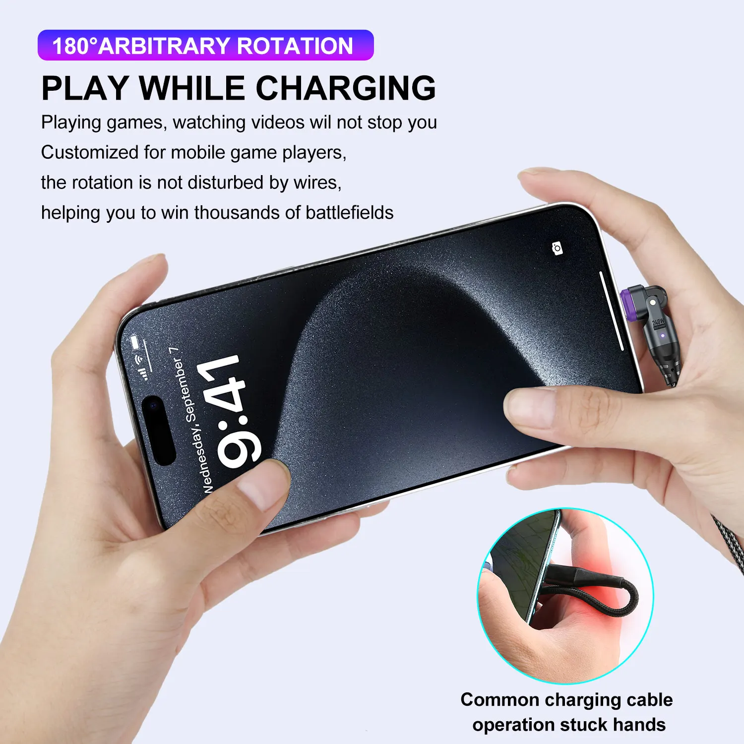 240W Fast Charging Magnet USB-C Charger Data Cord Magnetic USB C Adapter 5A  USB Type C Cable For  iPhone Samsung Xiaomi Realme