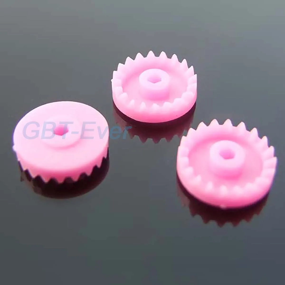 20Pcs Plastic Gear C201.8B Pink 4WD Crown Gear OD 11mm 20 Teeth Toy RC Model Car Accessories Hexagonal Bore 1.8mm Gear Pinion