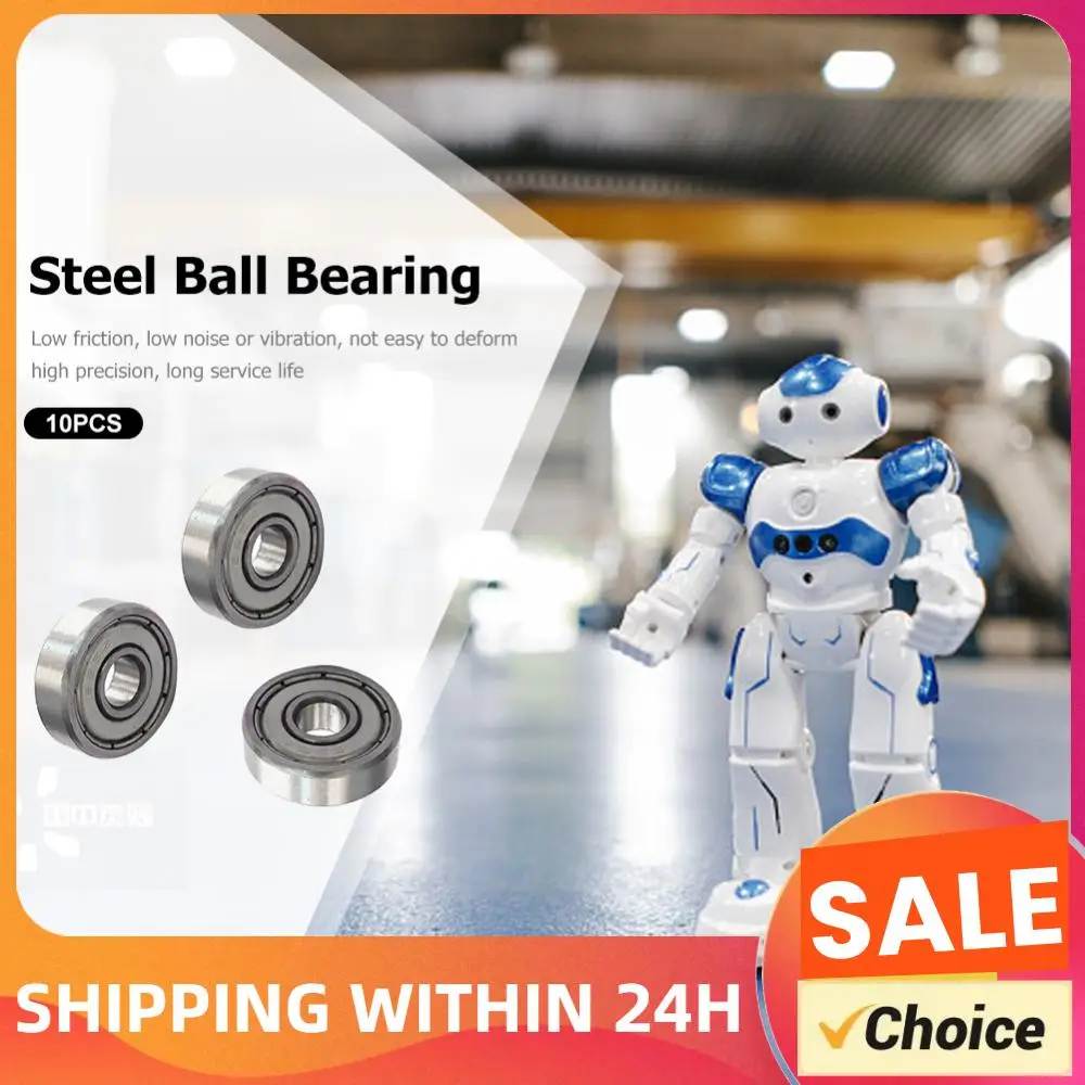 10pcs Miniature Ball Bearing 5x16x5mm 625ZZ Shielded Bearing Deep Groove Mini Ball Bearing Carbon Steel for Skateboard Scooter