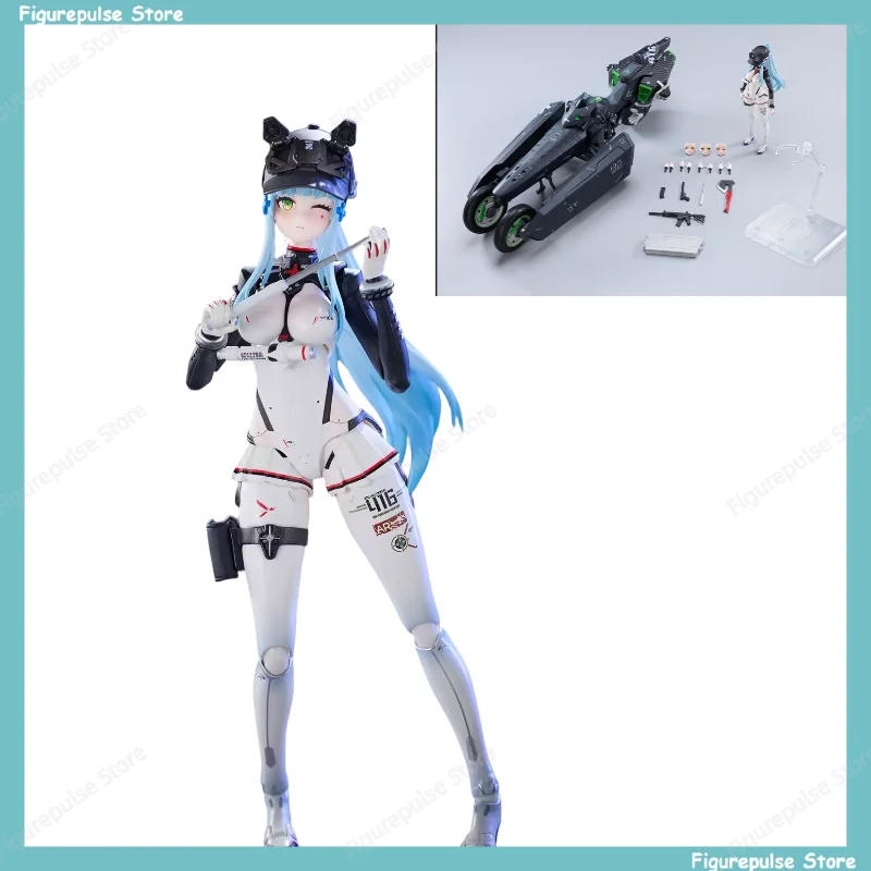 Pre-order Animester Nuclear Gold Reconstruction Keluke Speed Star Character  Motorcycle Movable Action Figure Collectible Gift