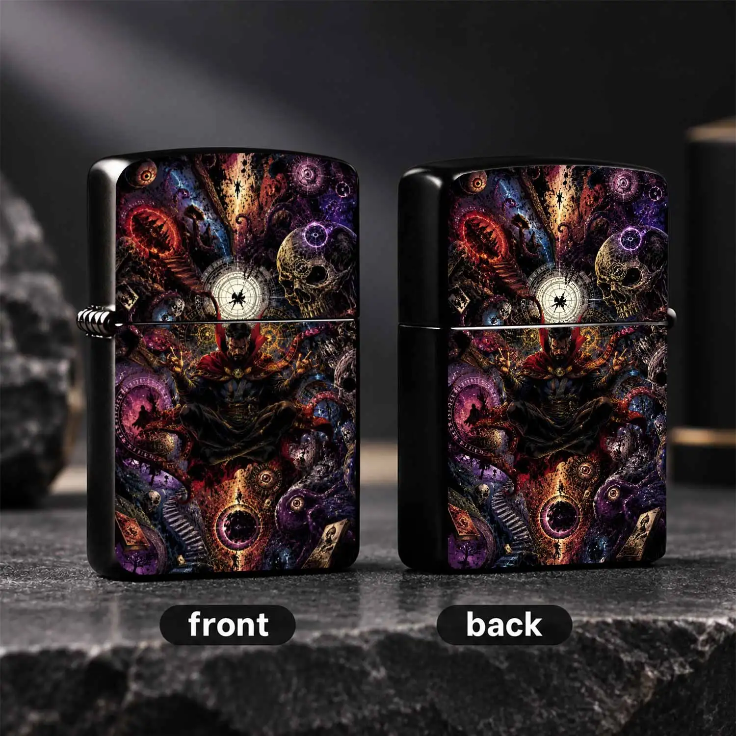Creative Multiverse Themed Lighter, Cool Magic Trendy Accessory, Stylish Atmospheric Daily Carry Item, Perfect For Gifting And Personal Use, Suitable For All Scenarios Exquisite Collectible Decor A Humorous And Interesting Lighter