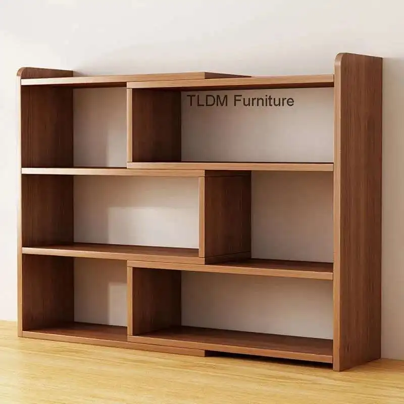 

Modern Wood-based Board Book Shelf for Gaming Room Retractable Multifunctional Bookcase Simple Creative Design Bookcase for Home