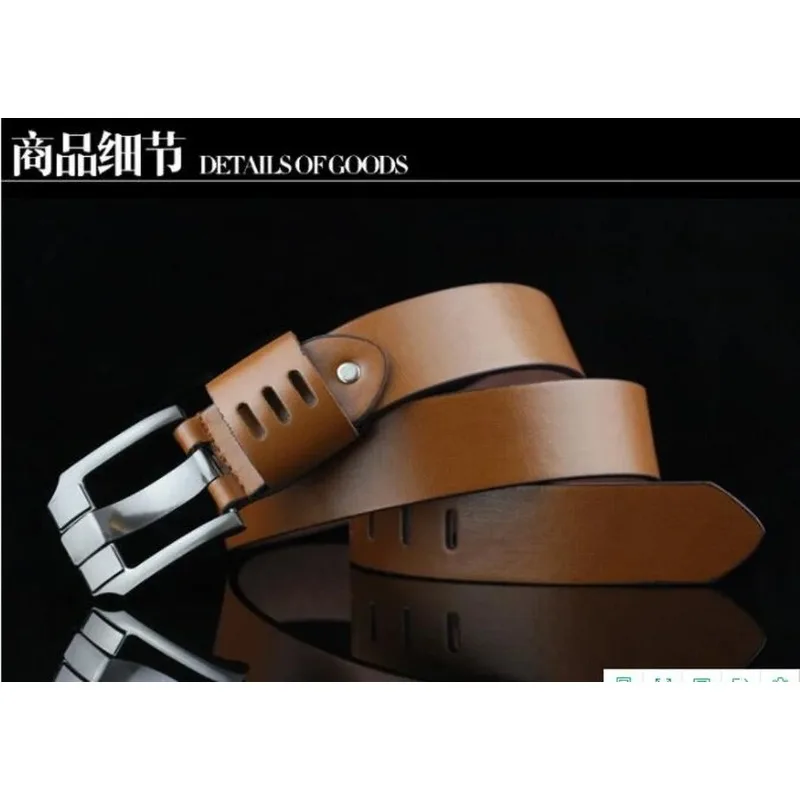 เข็มขัดหนังแท้แบบใหม่สำหรับผู้ชาย, เข็มขัดหนังหรูหัวเข็มขัดโลหะผสมชายแฟชั่นวินเทจสายรัดเอวนุ่มเข็มขัดหนังเทียมขนาด110ซม.