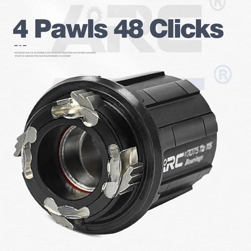 Imagen 2 del producto ARC de liberación rápida 10x135 a 12x142 buje de bicicleta de montaña 4 trinquetes 48 clics bujes de rodamiento NBK 32H buje de bicicleta freno Diac 8 9 10 11S