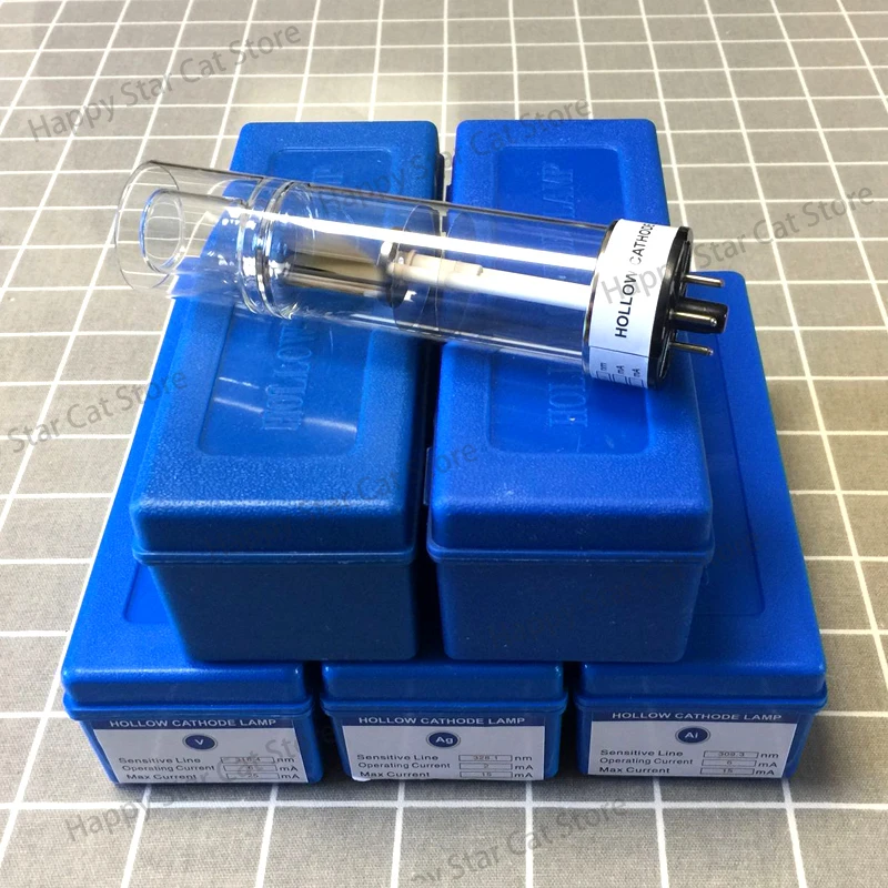 KY-1/ 2-pin KY-2 Hollow Cathode Lamp Atomic Absorption Element Lamp Calcium Magnesium Zinc Lead Gold Cadmium